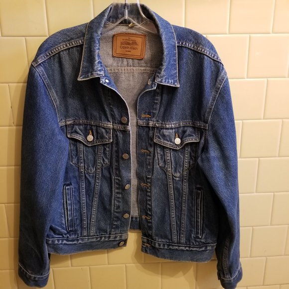 Calvin Klein Other - 🎉HP🎉  Vintage Unisex Calvin Klein Denim Jacket Oversized Made in USA